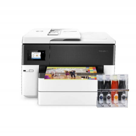 HP Officejet Pro 7740 무한잉크 복합기 (병행수입) + 아이팩 무칩 무한공급기 2000ml