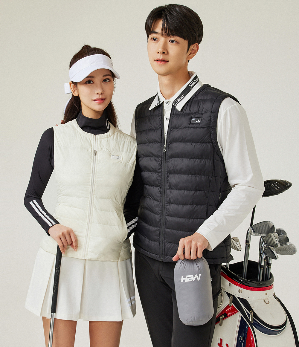 히트2웨어 스마트 발열조끼 원적외선 온열조끼 여성 아이보리 블랙 골프 낚시 캠핑 usb
