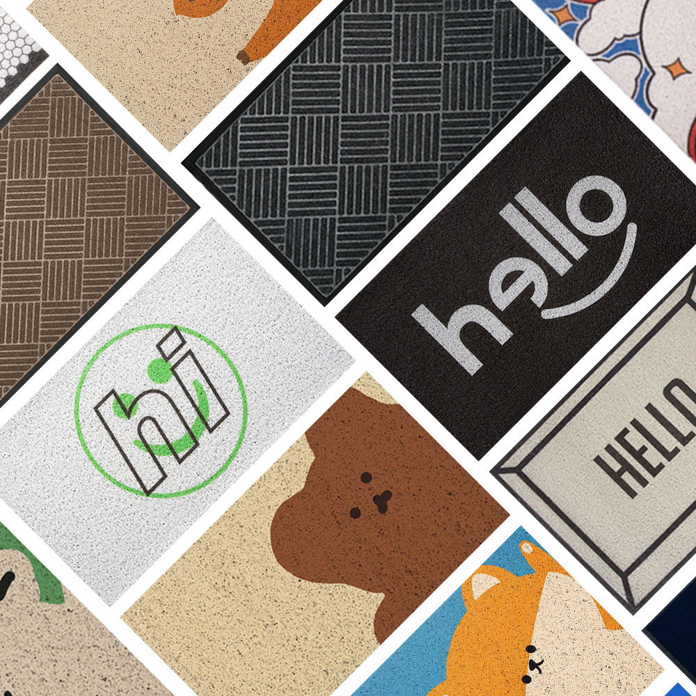 현관 입구 업소용 매장 가게 출입문 고급형 도어매트 60x90 그레이