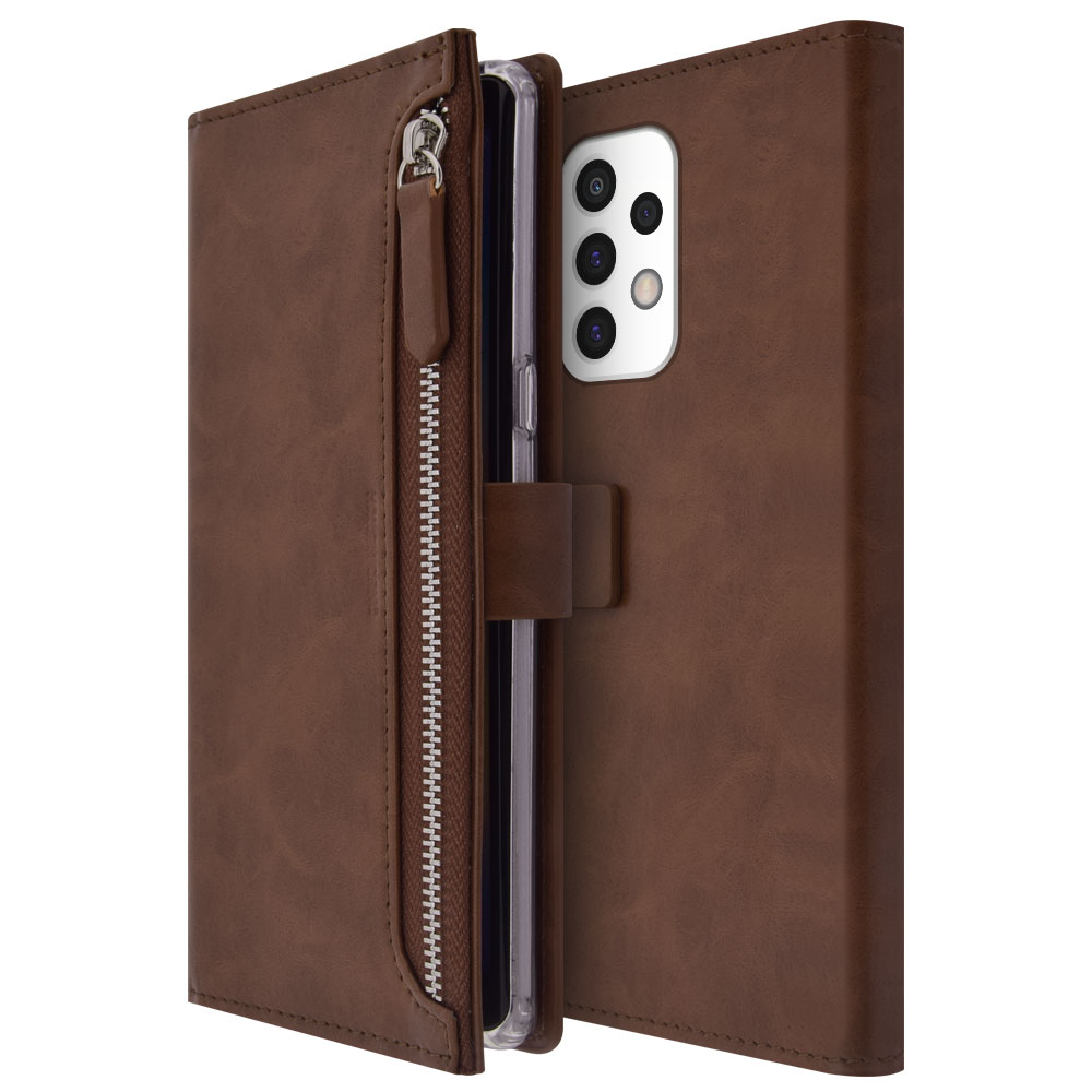 갤럭시 A33 5G 지갑형 다이어리 핸드폰 케이스 레드 - 상세 이미지 4