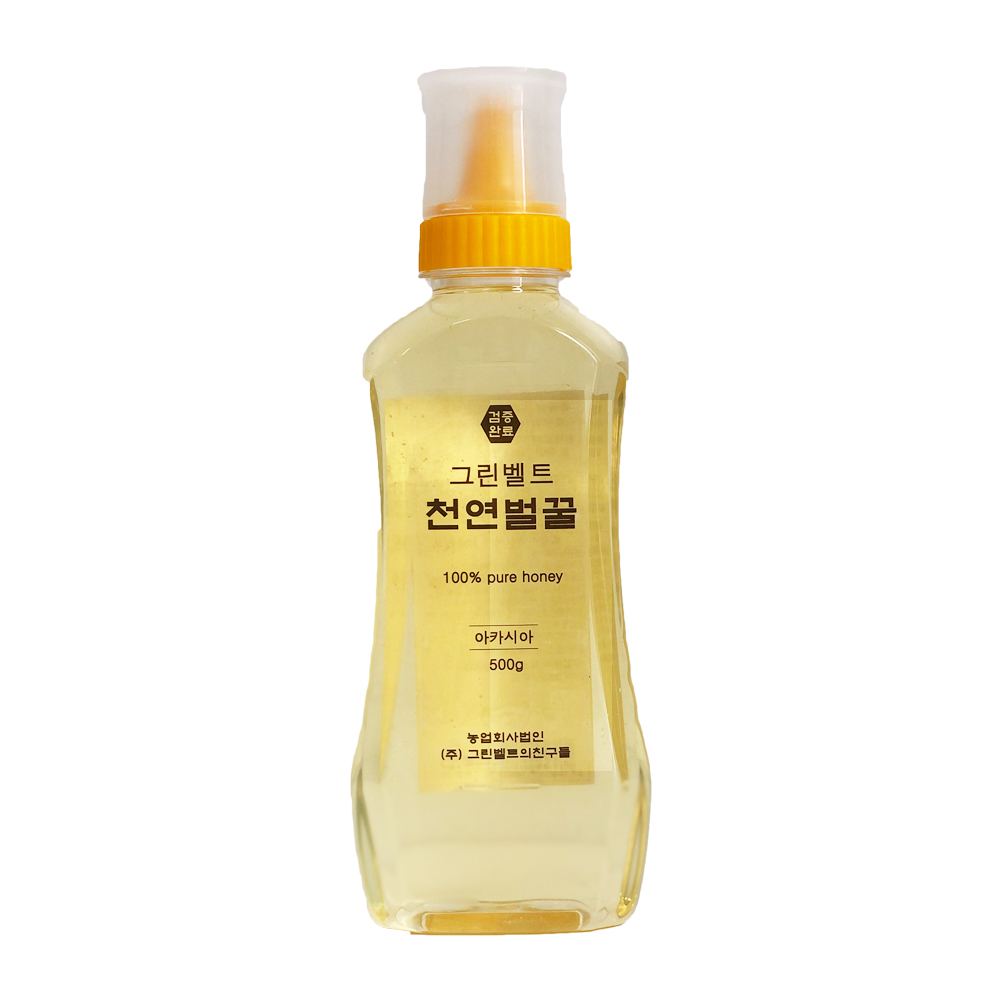 국산 100% 천연벌꿀 아카시아꿀 500g 그린벨트 토종 벌꿀 도소매 - 상품 이미지