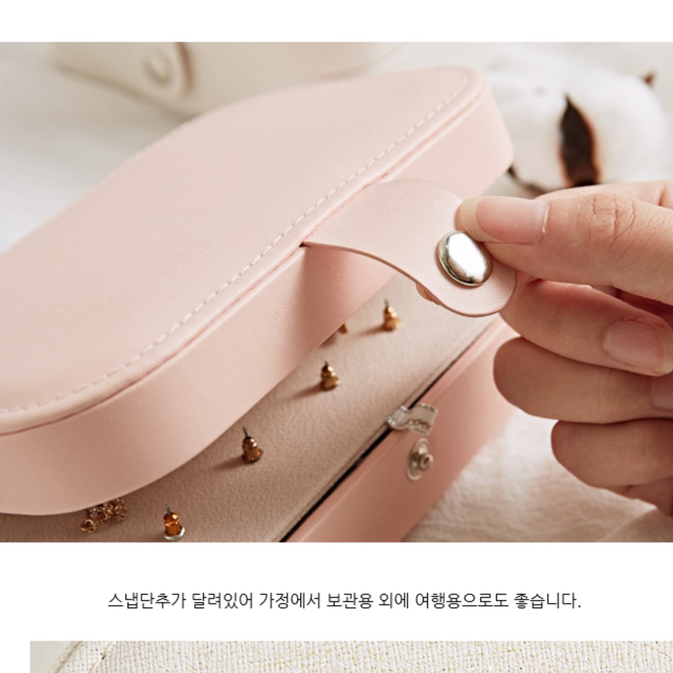 아크릴 보석함 빈티지 보석함 악세서리 함 목걸이함 귀금속 보관함 - 상세 이미지 4