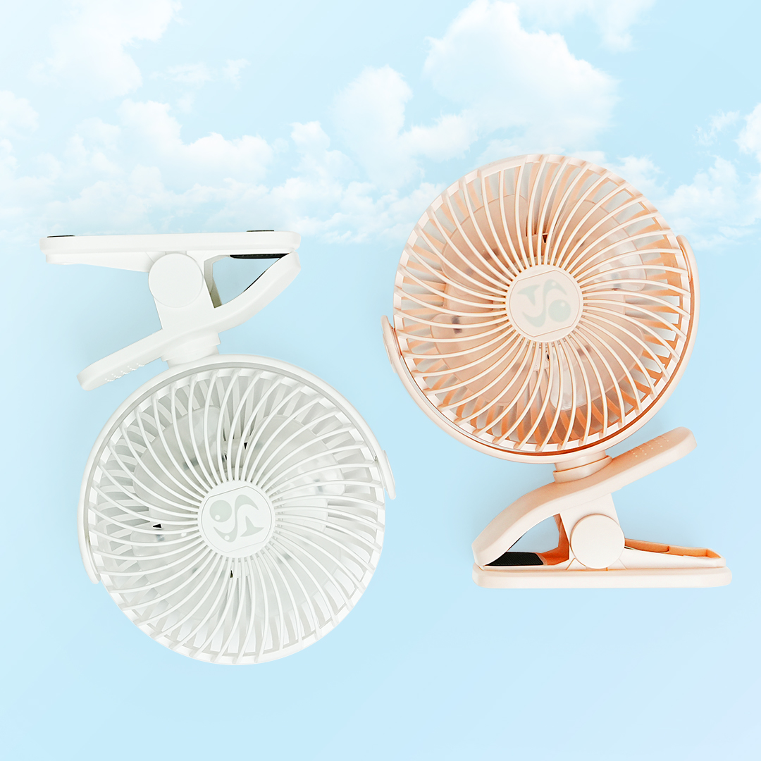 [누비앤타보] 타보 유모차 선풍기 자전거 트래블러 트라이크 집게형 탁상용 휴대용