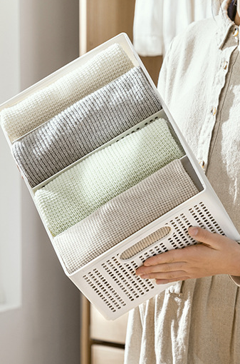 칸조절 옷정리함 옷장정리함 니트 바지정리함 칸칸이 트레이 수납함 M