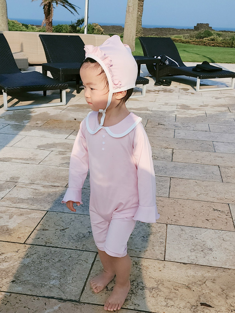 노르디코 아기수영복 여아래쉬가드 돌아기수영복 국내제조 - 상세 이미지 2