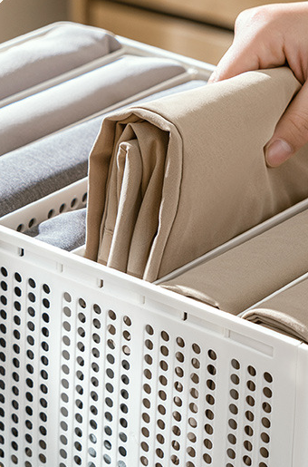 칸조절 옷정리함 옷장정리함 니트 바지정리함 칸칸이 트레이 수납함 M