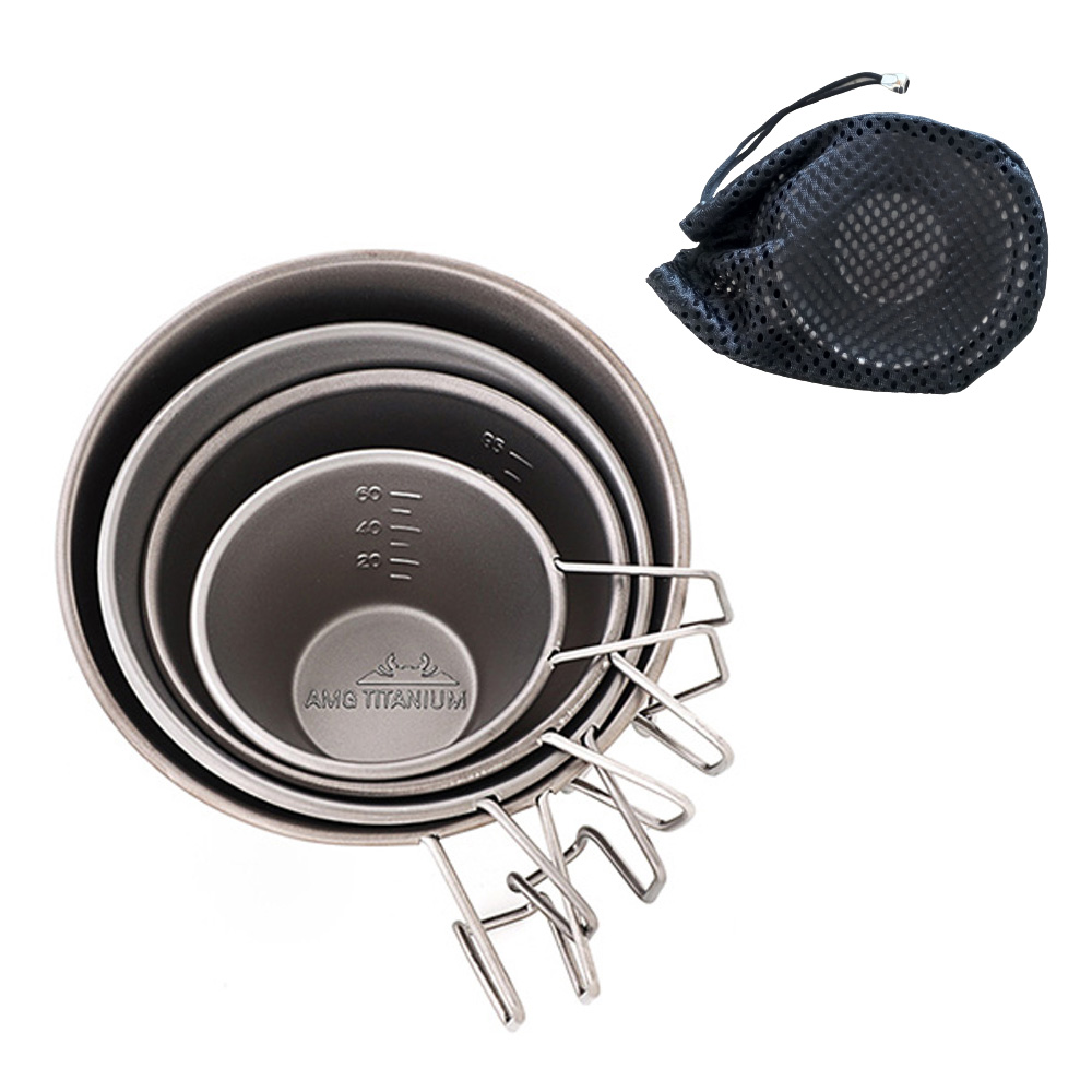 AMG티타늄 고정형 시에라컵 소주잔 80 캠핑컵