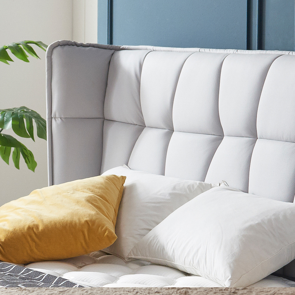 서광퍼니처 버가든 나파 가죽 평상형 호텔식 퀸 침대 프레임 Q sk