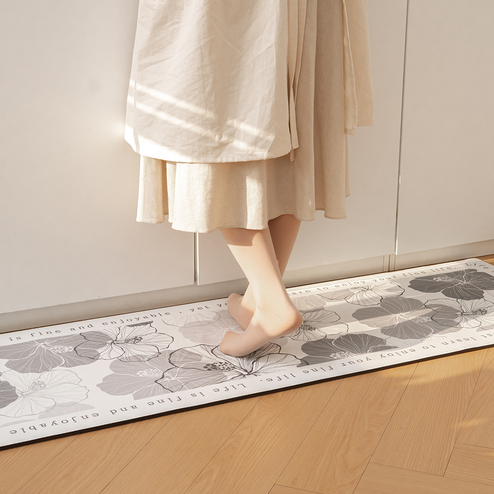 PVC 싱크대발매트 대형 부엌 씽크대 주방 매트 아젤리아 M(45X75cm) 이미지 7