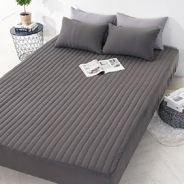 그레이 싱글 기숙사침대커버 진드기방지매트리스커버