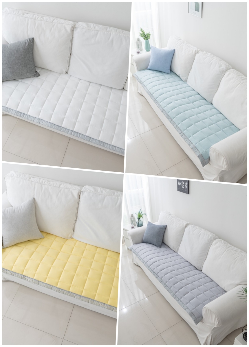 오월 냉감 3인용 4인용 여름 소파패드 흙 돌쇼파패드 카우치 쇼파커버제작