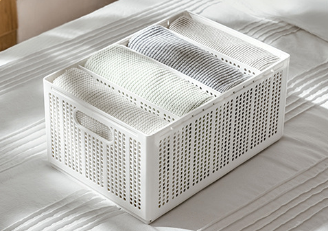 칸조절 옷정리함 옷장정리함 니트 바지정리함 칸칸이 트레이 수납함 M