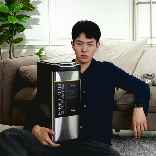 자동센서 기저귀 휴지통 20L 종량제 스테인레스 - 상품 이미지