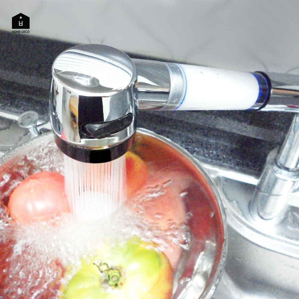 자바라 싱크대 필터 절수기 주방 수돗물 정수 수도꼭지 필터 헤드