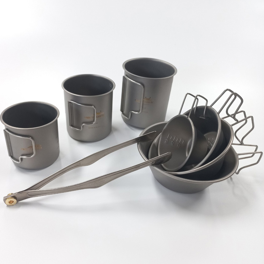 AMG티타늄 고정형 시에라컵 소주잔 80 캠핑컵