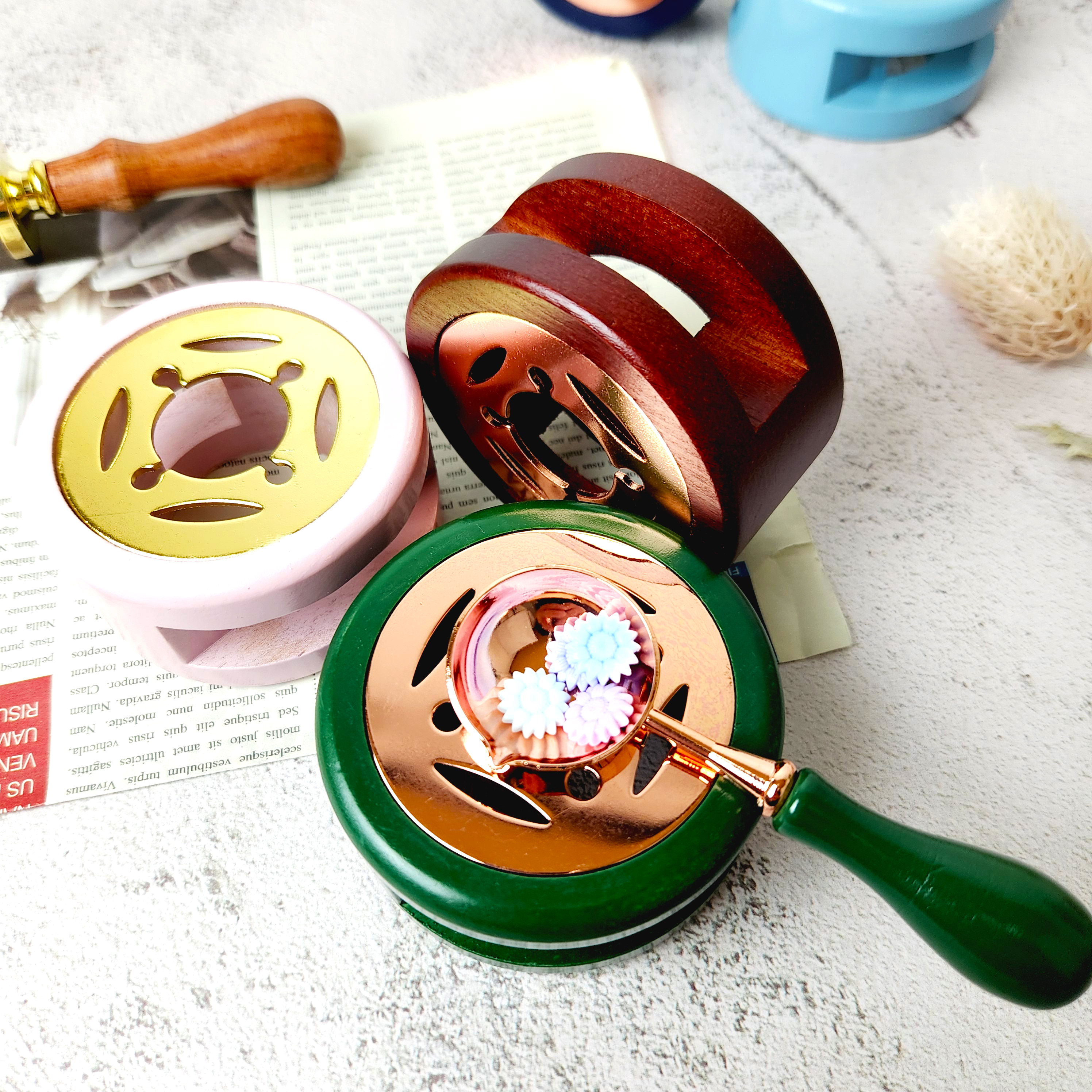 실링왁스 받침대 거치대 스탬프 왁스씰 제작 씰링