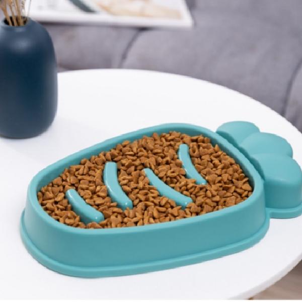 반려견 슬로우 식기 강아지 급체 방지 사료 그릇 중형견 밥그릇