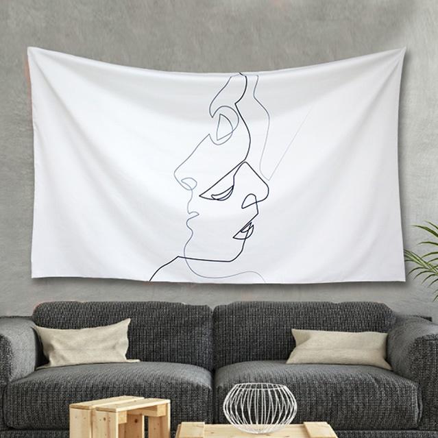 밸런스 창문가리개패브릭가벽 중문 벽패브릭포스터세로형