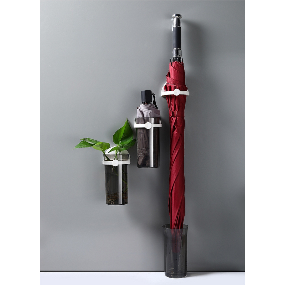 우산걸이 벽부착 2단 우산 꽂이 거치대