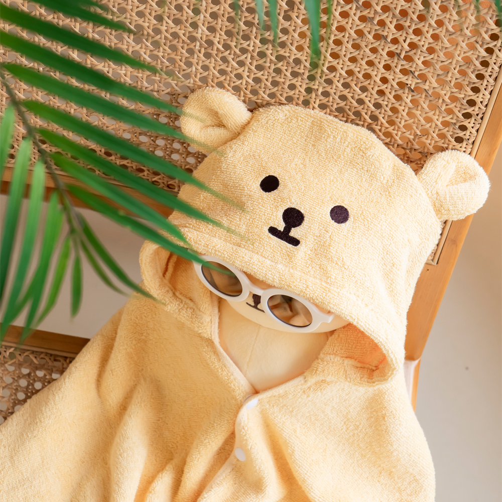 아가드 베베 아기 목욕 가운 유아 샤워 비치 타올