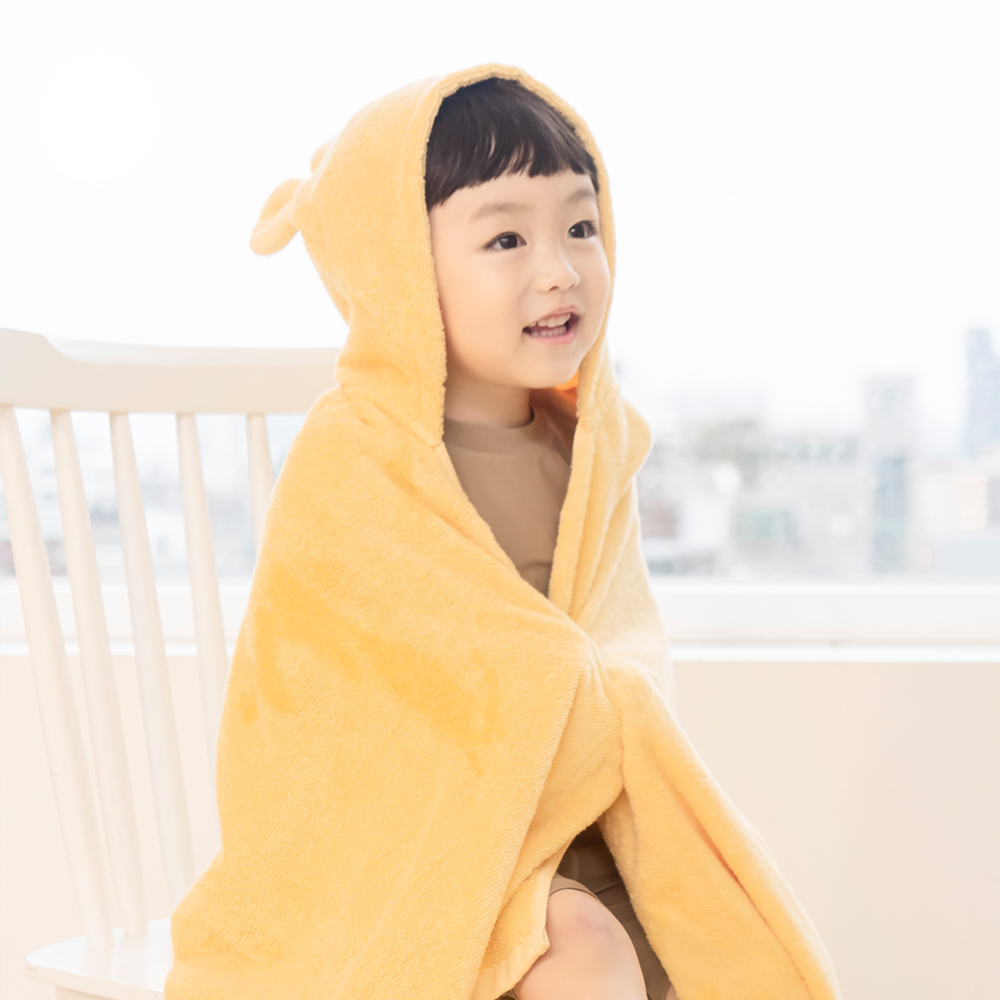 아가드 베베 아기 목욕 가운 유아 샤워 비치 타올