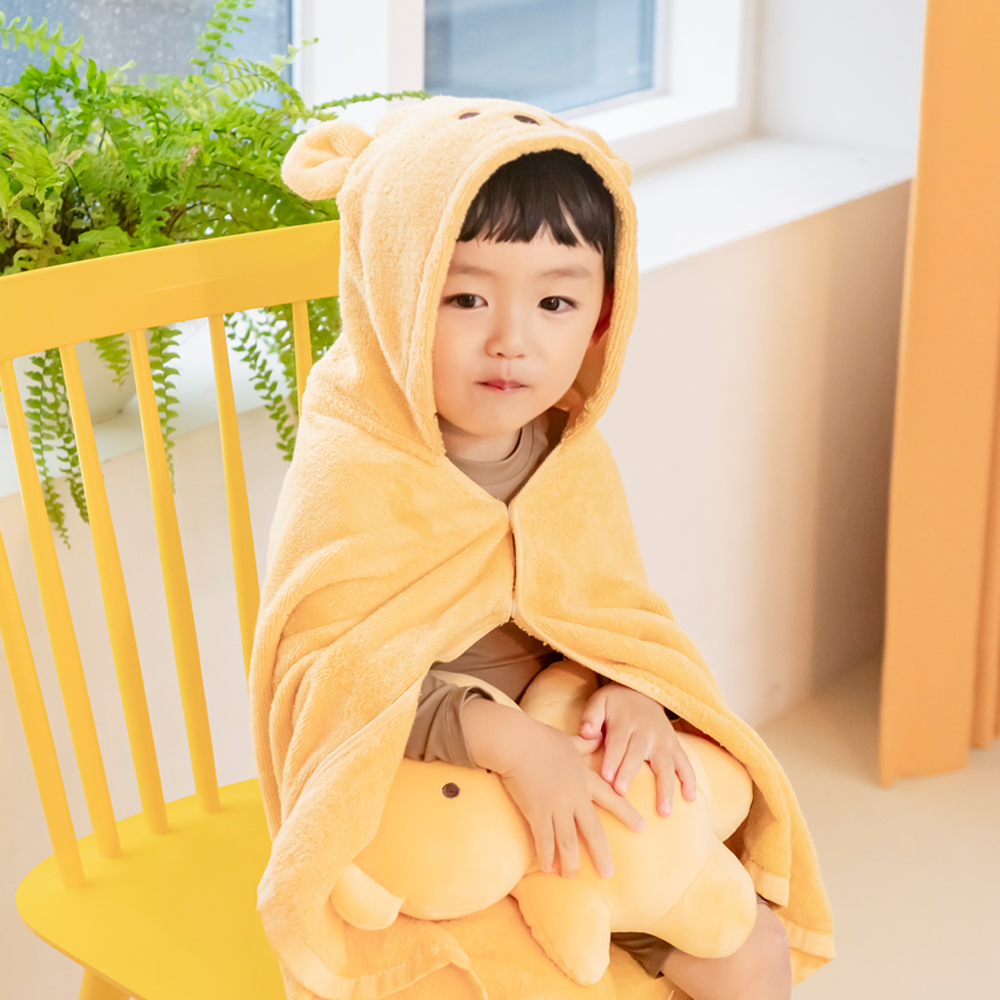 아가드 베베 아기 목욕 가운 유아 샤워 비치 타올