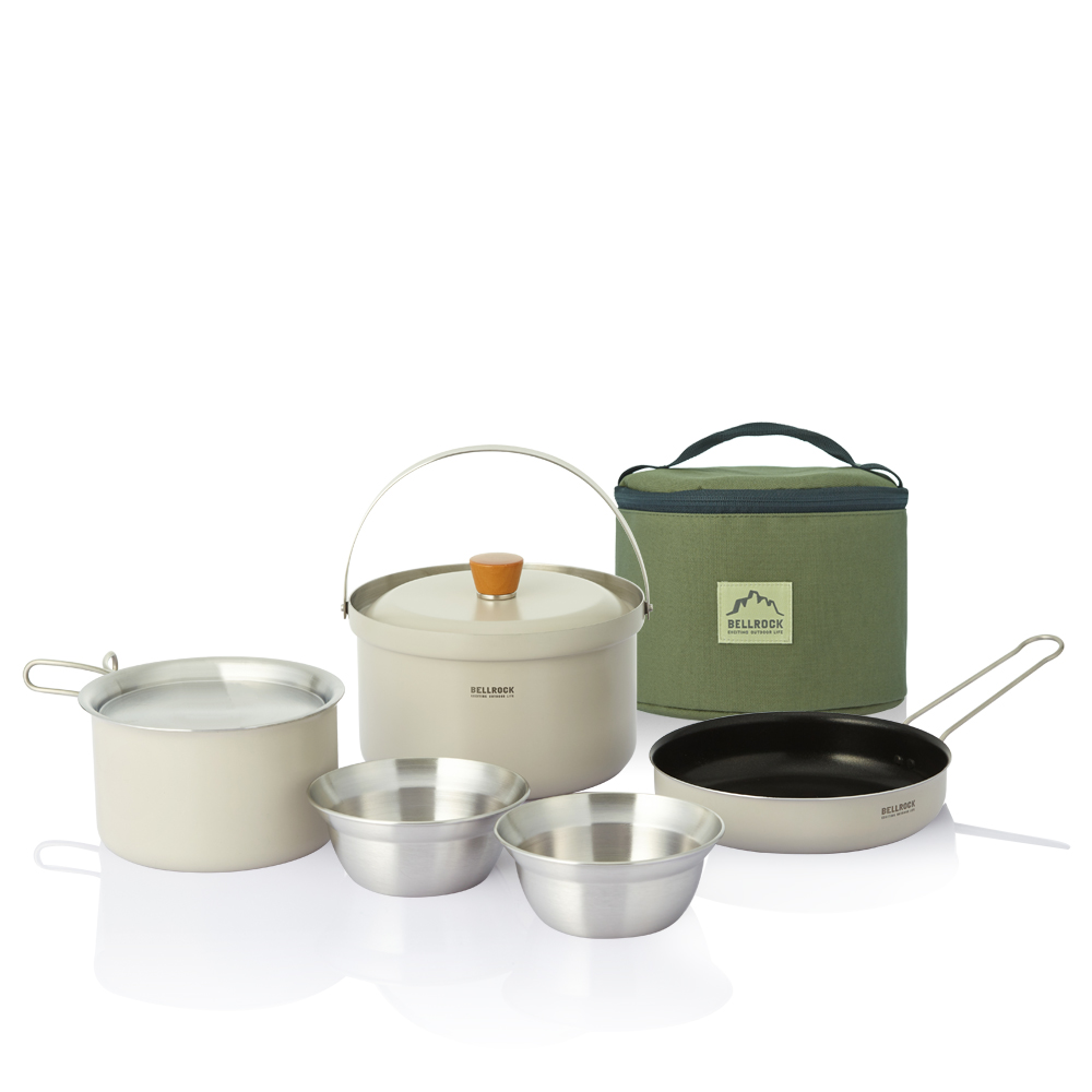 벨락 S9 코펠세트 2-3인용 / 통3중 캠핑코펠