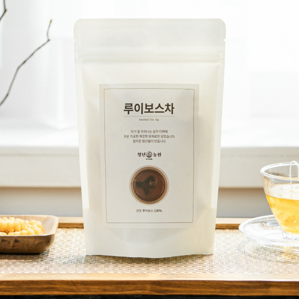 [청년농원] 캐모마일차 카모마일 티 무카페인 생분해 티백 효능 - 상세 이미지 3