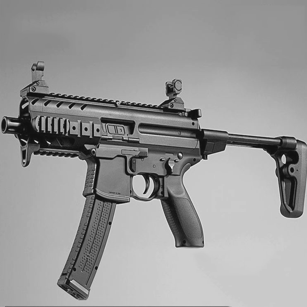 자동 급탄 비비탄총 MPX-K SBR 대용량 전동건 모형총기 - 메인 이미지