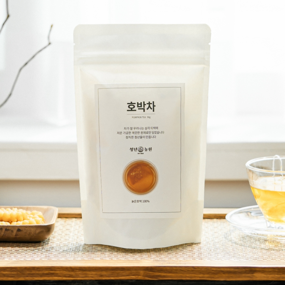 호박팥차 물 붓기만 하면 땀 빠지는 빼는 카페인 없는 차 임산부 늙은 호박팥차 TEA효능 대표 이미지