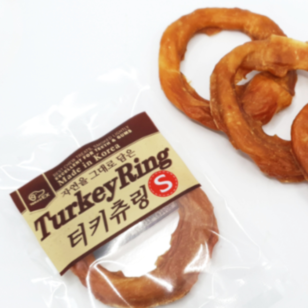 3개월강아지개껌 4개월강아지간식 터키츄링 S 10+1p