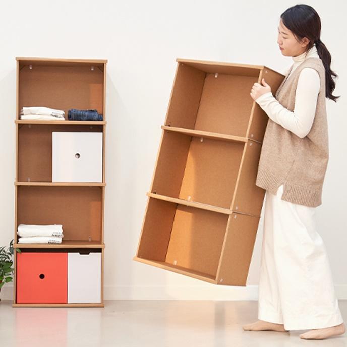 3단 가로34 종이책장 인테리어 책장DIY 만화책장 - 상세 이미지 2