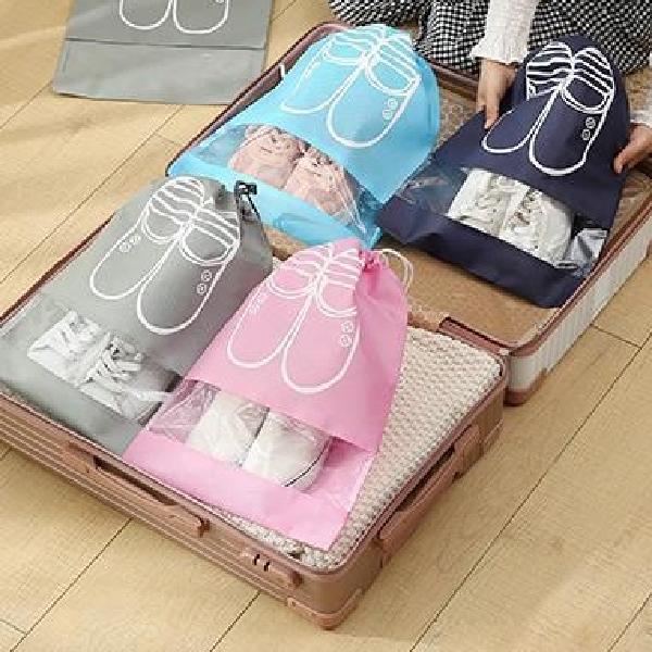 해외여행준비물 여행물품 여행필수품 신발더스트백 - 상품 이미지