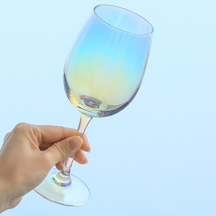 오로라 와인잔 선물세트 플라즈마 홀로그램 와인잔 350ml - 상품 이미지