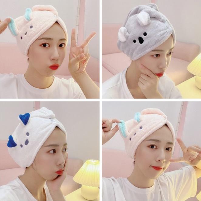 머릿수건 긴머리 양머리수건 퀵드라이타올