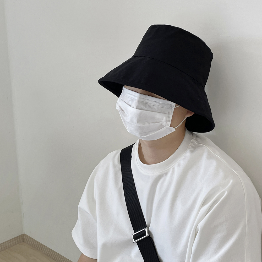 오버핏 코튼 커플 남자 여자 버킷햇 여성 벙거지모자 챙넓은모자