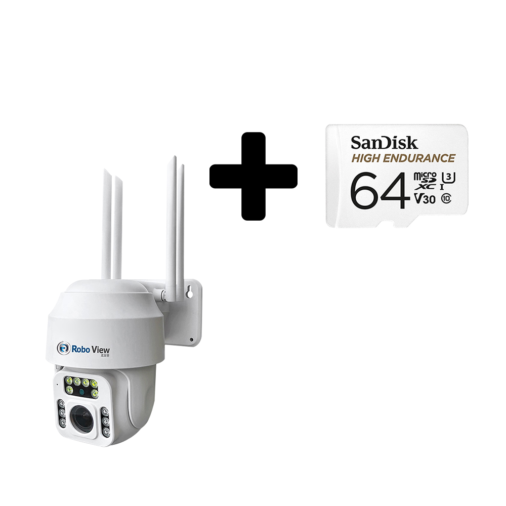 글로벌아이넷 로보뷰 P3+64GB 홈 CCTV 캠 2.8mm-12mm 광학줌 QHD - 상품 이미지