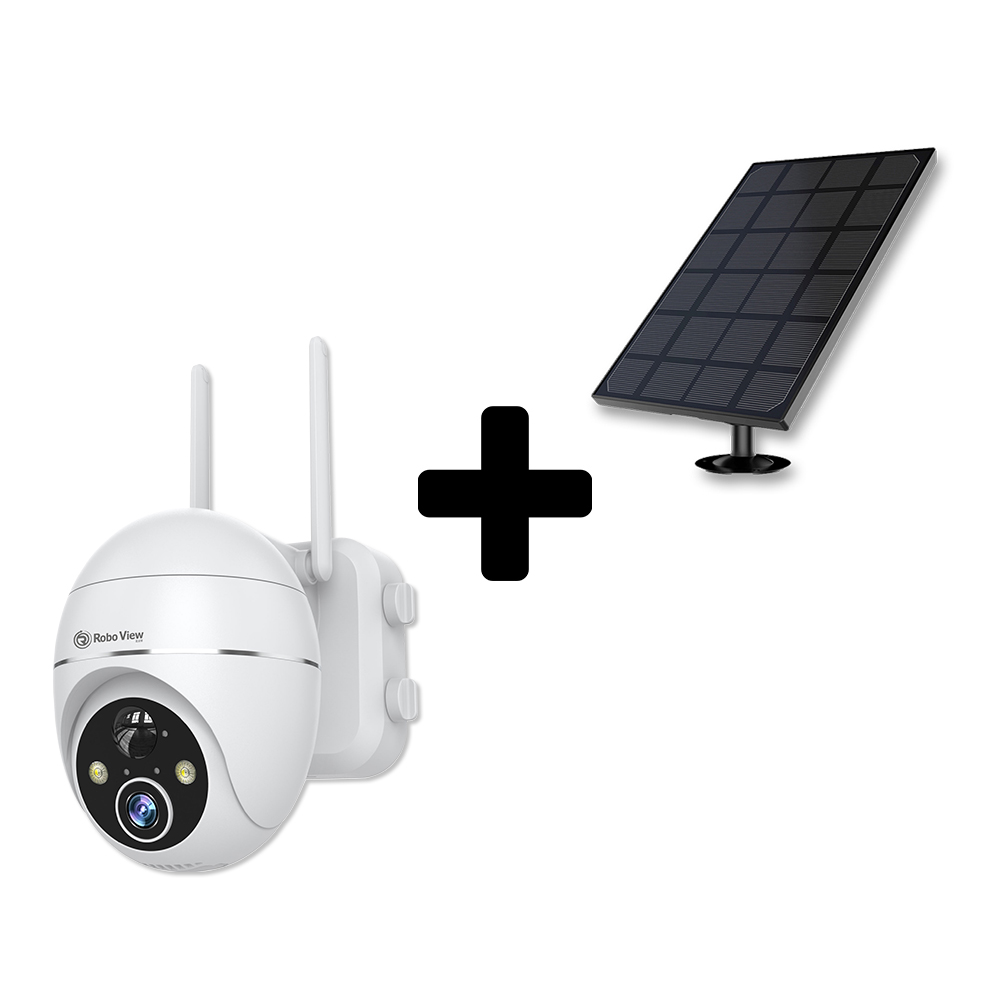 글로벌아이넷 로보뷰 S3+3W태양광 홈 CCTV 무선 배터리 300만화소 충전식 실내.외 - 상품 이미지