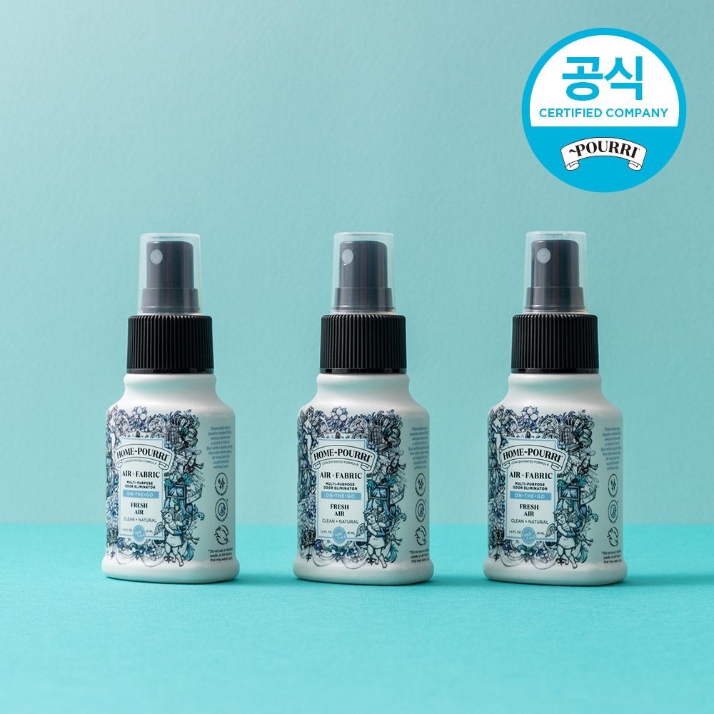 [홈푸리] 집안 공기 탈취제 냄새 제거 거실 룸스프레이 프레쉬에어, 41ml, 3개 - 상세 이미지 4