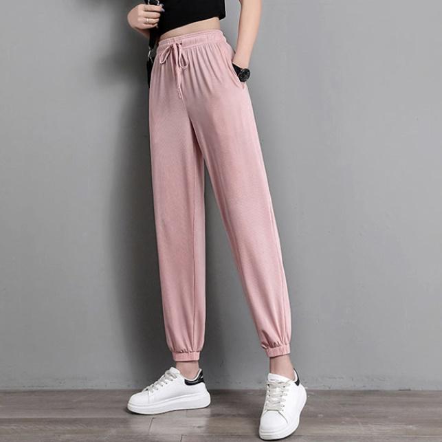 쿨링 여자냉장고바지 밴딩팬츠 여름몸빼바지 츄리닝