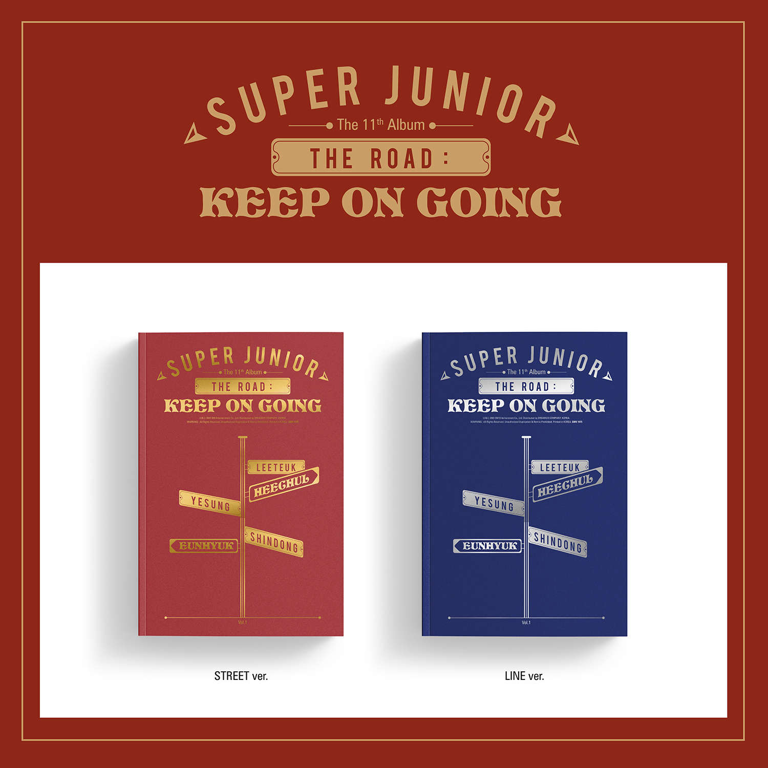 슈퍼주니어 앨범 정규11집 The Road Keep on Going 더로드 킵 온 고잉 - 상세 이미지 2