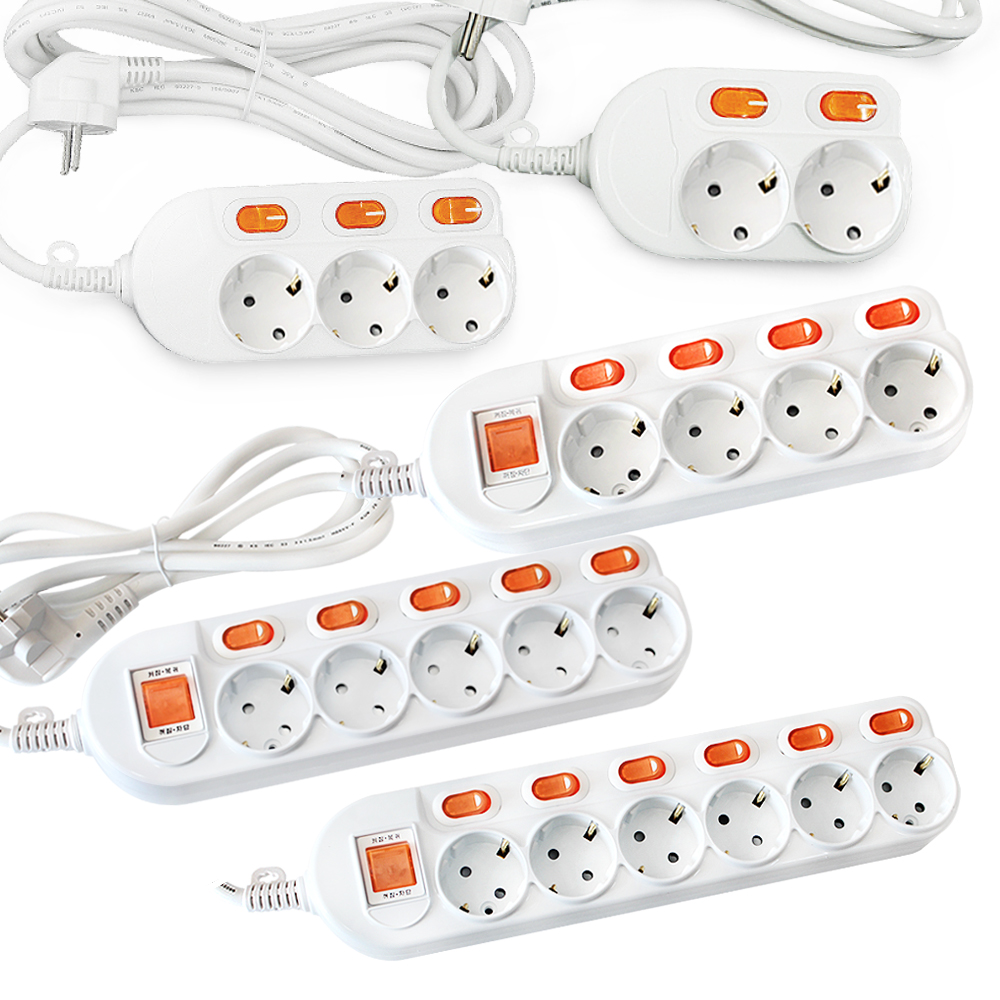 국산 안전 멀티탭 멀티콘센트 멀티코드 개별 절전 과부하차단 4구 1.5M - 상세 이미지 5