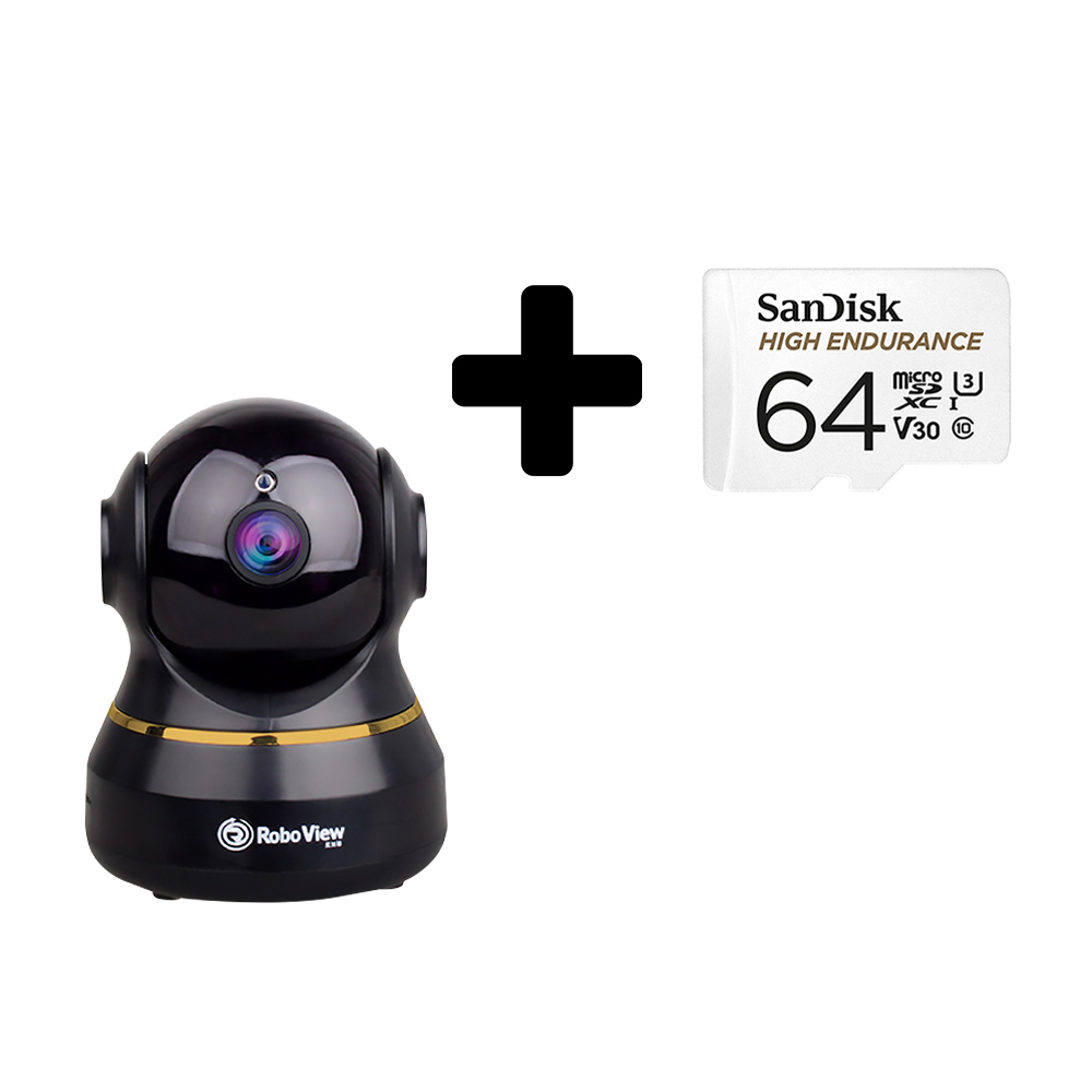 글로벌아이넷 로보뷰3 홈 IP 카메라 CCTV 300만화소 홈캠 화이트 64GB - 상세 이미지 2