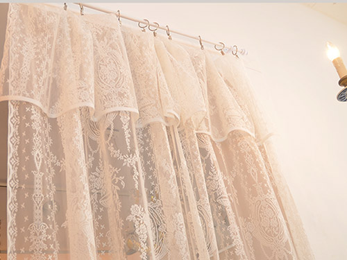 래이스속커튼 최대기장290cm 대폭 앤틱 수입 화이트 거실 커텐 층고높은복층 펜트하우스