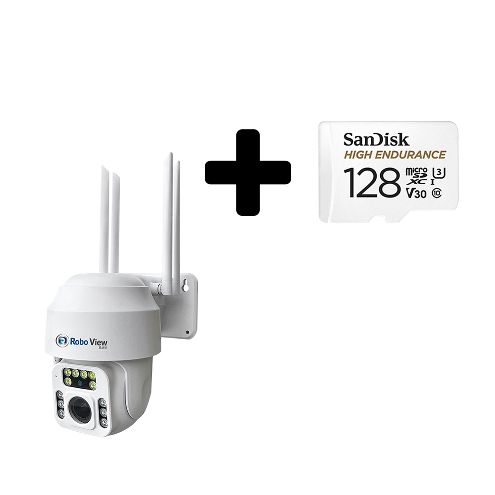 글로벌아이넷 로보뷰 P3+128GB 홈 CCTV 캠 2.8mm-12mm 광학줌 QHD - 상품 이미지