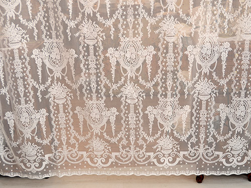 래이스속커튼 최대기장290cm 대폭 앤틱 수입 화이트 거실 커텐 층고높은복층 펜트하우스