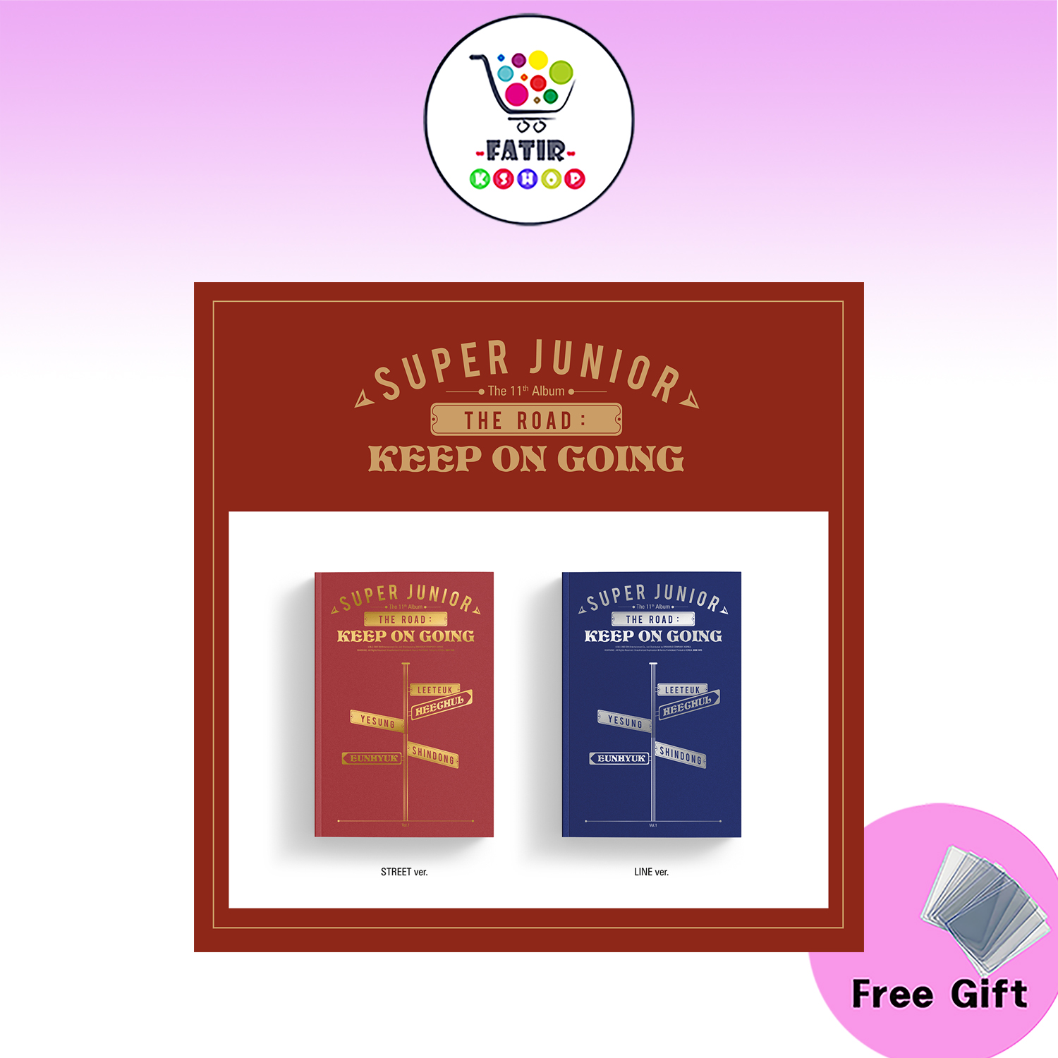 슈퍼주니어 앨범 정규11집 The Road Keep on Going 더로드 킵 온 고잉 - 상품 이미지