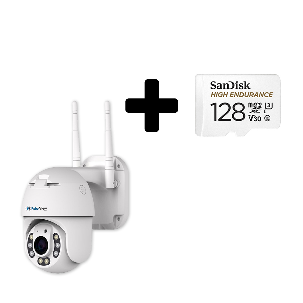 글로벌아이넷 로보뷰 P2+128GB 홈 CCTV 캠 3.6mm 200만화소 실내.외 - 상품 이미지