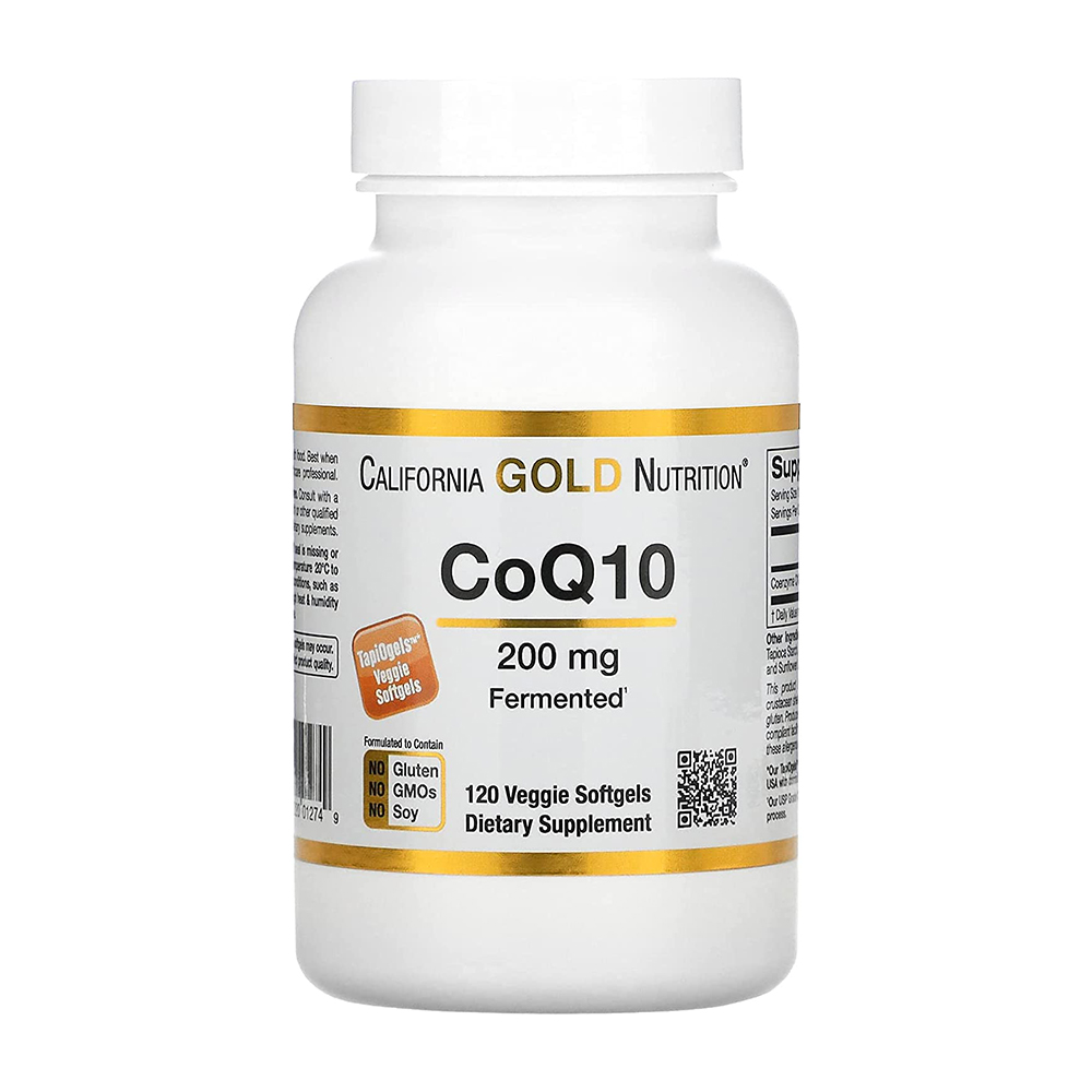 캘리포니아골드뉴트리션 CGN 코엔자임큐텐 CoQ10 200mg 120정 - 상품 이미지