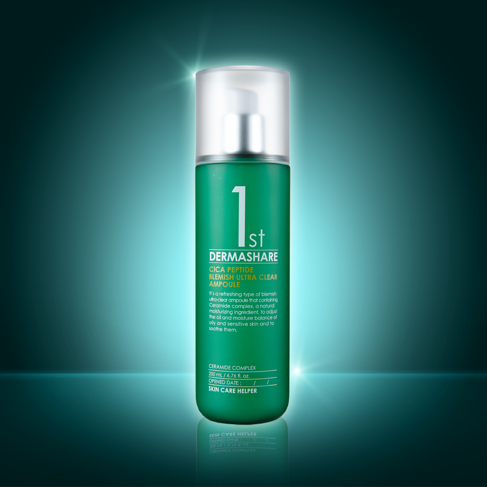 [1+1]더마쉐어 시카 펩타이드 블레미쉬 클리어 대용량 보습 수딩 앰플 200ml 2개 - 상세 이미지 5